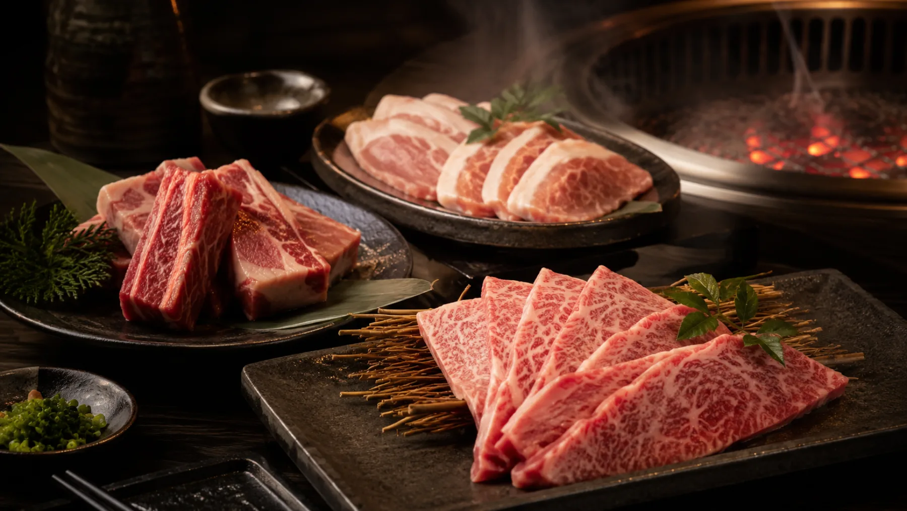998 無上燒肉主推的和牛、厚切肉品與高級海鮮